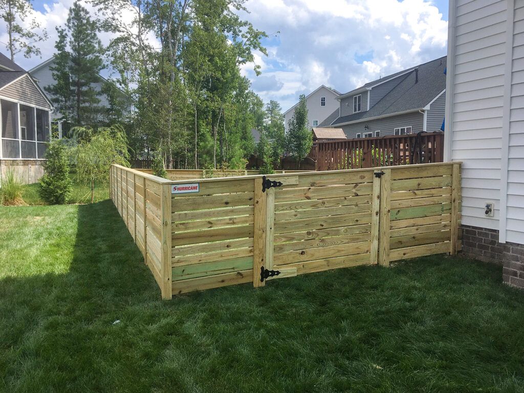 Pressure Treated Pine Horizontal Face & Cap Semi-Privacy